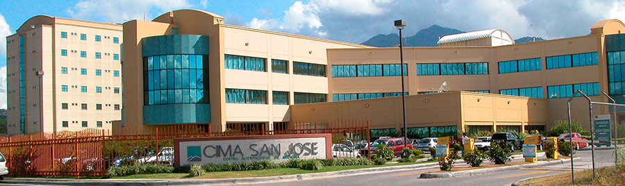 Picture of the Cima Hospital entrance located in Escazu, San Jose, Costa Rica